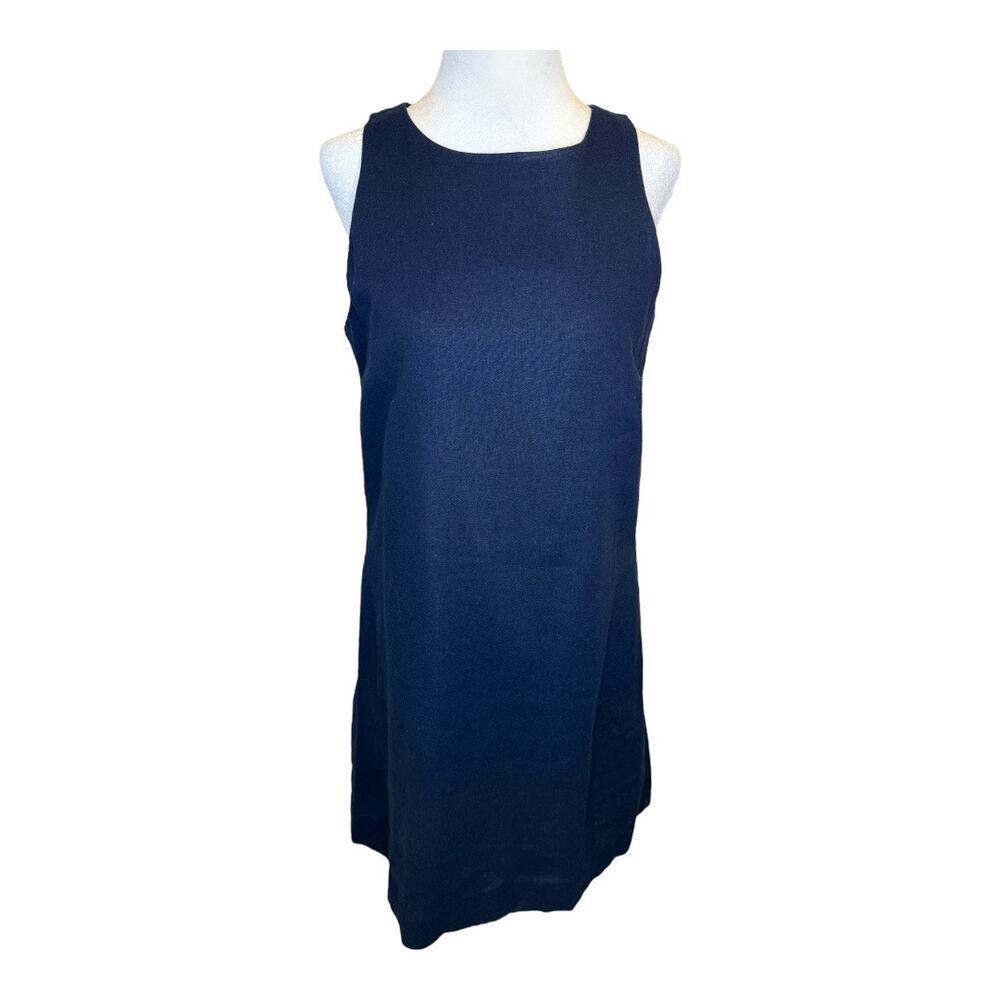 Halogen Women's Halter Neck Sleeveless Knee Length Dress Size Small Blue‎ NWOT